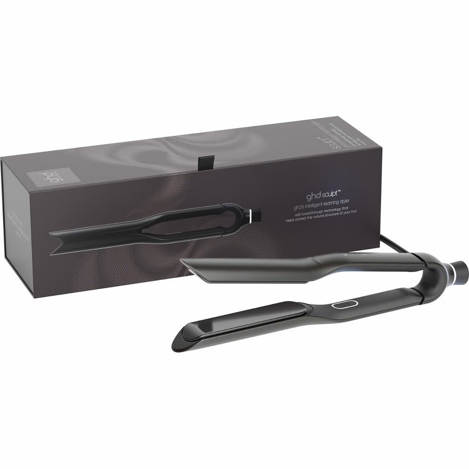 GHD Sculpt Interactive- suoristusrauta Musta